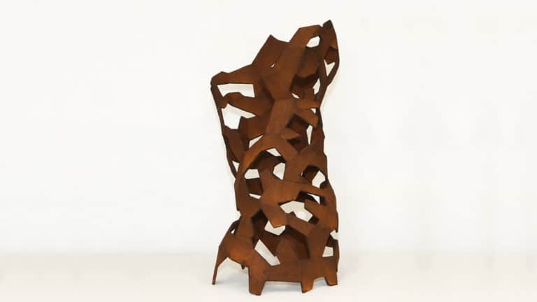„Torso 3“, Materialmix, 64 x 42 x 35 cm, 2020